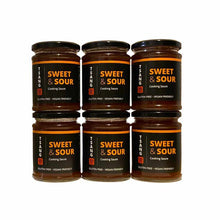 Load image into Gallery viewer, Pack of 6 jars of gluten free Sweet and Sour Sauce