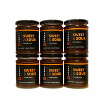 Load image into Gallery viewer, Pack of 6 jars of gluten free Sweet and Sour Sauce 
