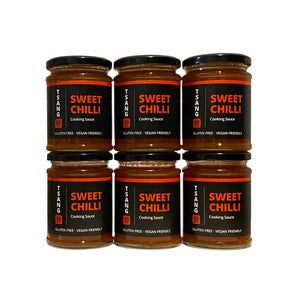 Pack of 6 jars of Sweet Chilli Sauce 